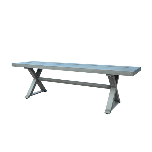 Hivvago Jica Outdoor Dining Bench Dark Gray 3