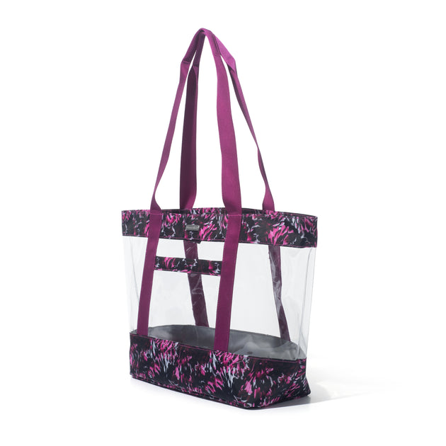 baggallini Carry Away Clear Shoulder Bag Tote Multi One Size 4