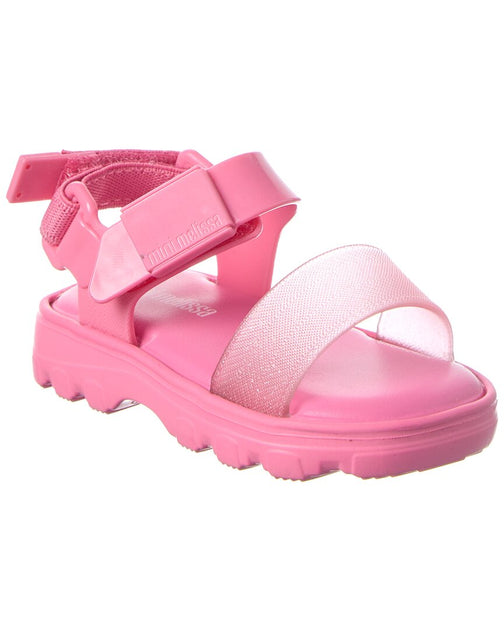 Mini Melissa Kick Off Baby Sandal Pink US 5 Toddler 2