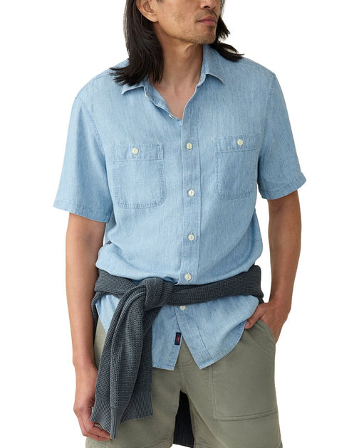 Faherty Tried And True Chambray Hemd 2