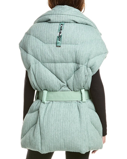 KHRISJOY Iconic Puffer Vest Blue Small 3
