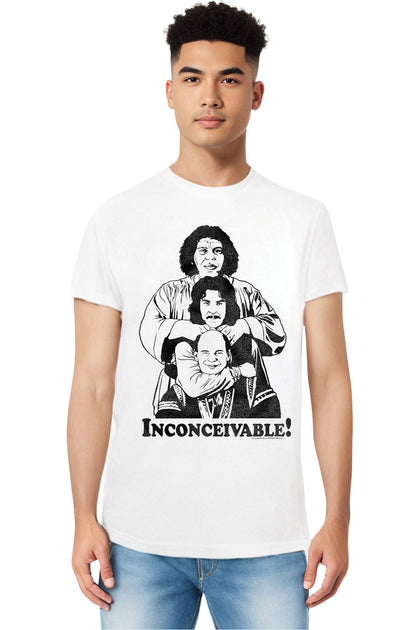 Gildan Princess Bride Inconceivable T-Shirt White Medium 4