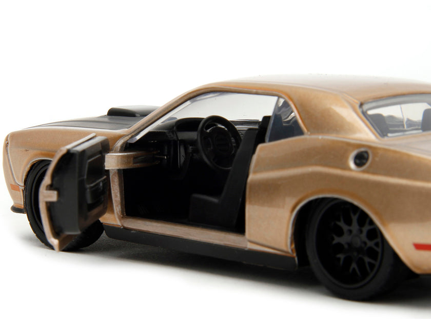 Jada 2012 Dodge Challenger SRT8 1/32 Voiture Miniature Gold Metallic 2