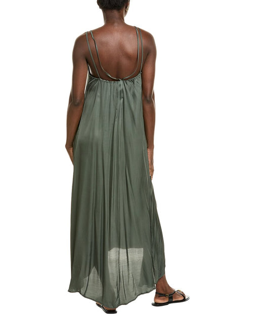 Alpha Studio Spallini Maxi Dress Green EU 42 4