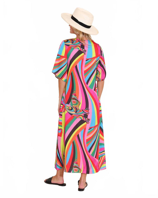 Alden Adair Delaney Dress Multi Large 6