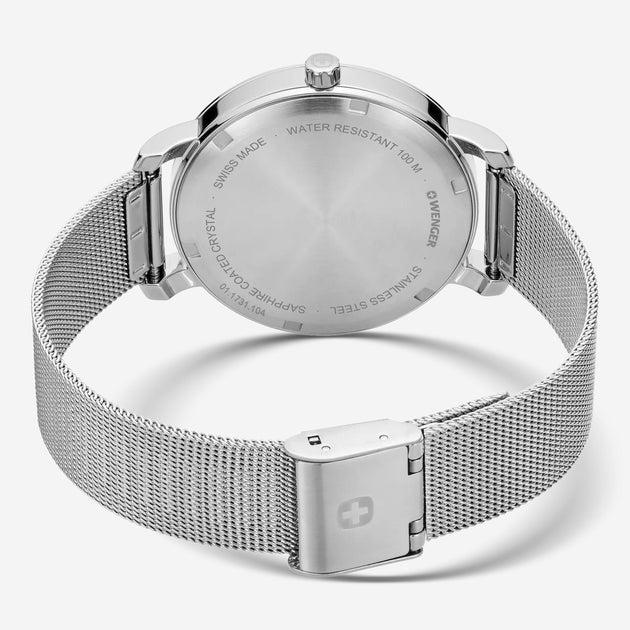 Wenger Metropolitan Donnissima White Watch 38mm Silver 4