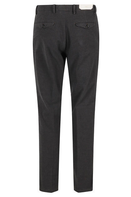 Briglia 2 Pinces Wool Effect Pocket Pants Black EU 54 3