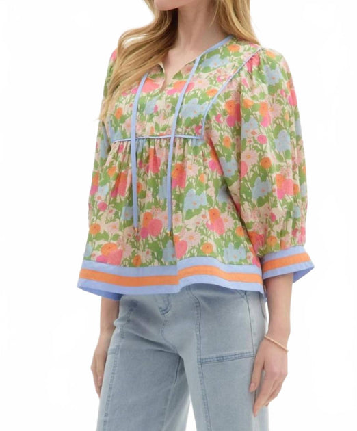 Shewin Posey Blouse Multi Medium 4