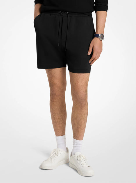 Michael Kors Logo Pocket Cotton Blend Shorts Black Medium 4