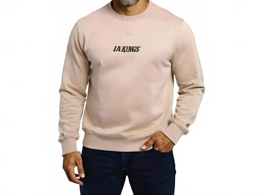 LA Kings Highland Crew Sweatshirt Beige XLarge 2
