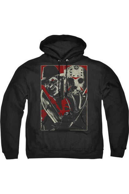 Gildan Freddy Vs Jason Kapuzenpullover Schwarz Large 2
