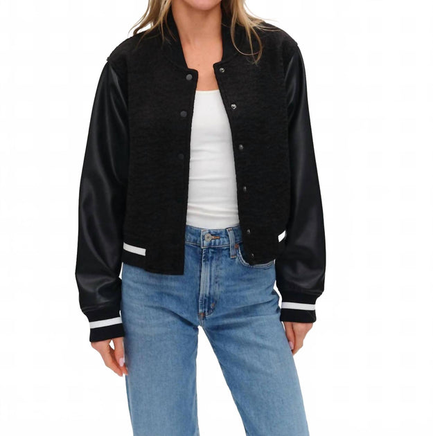 SIX/FIFTTY York Bomber Jacket Black Medium 2