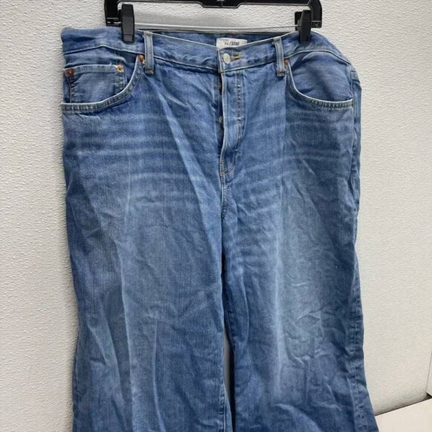 Jean Palazzo Femme RE/DONE Bleu 32 4