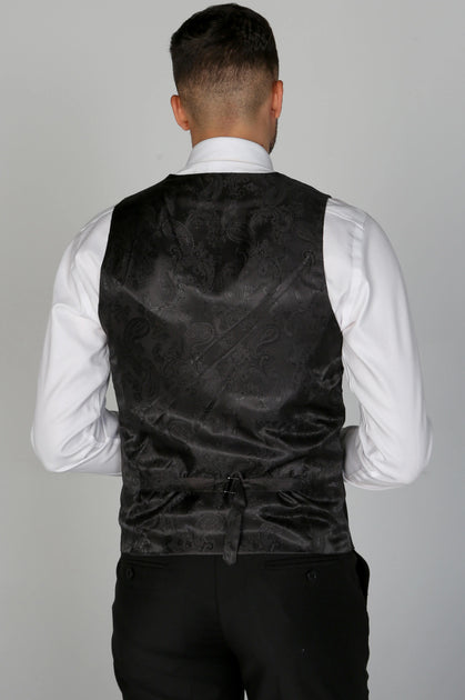 Paul Andrew Parker Waistcoat Black US 42 3