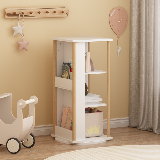 Streamdale 360 Rotating Bookshelf Wood 2