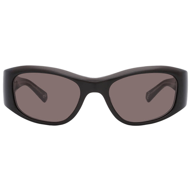 Mr. Leight ALOHA DOC S Oval Sunglasses Black-Gunmetal 52 2