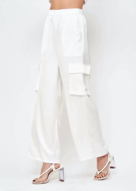 CIEBON Monica Cargo Pant White L 2
