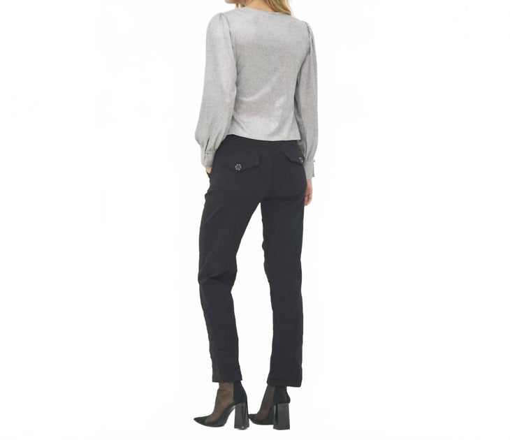 NU Denmark Birke Wrap Blouse Grey Small 4