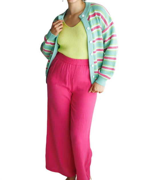 FRNCH Aymie Pant Pink Large 2