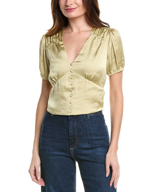 PAIGE Plie Top Yellow US 00 2