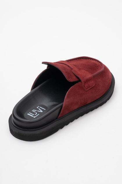Forever & Always Shoes Laven Leather Clog Slide Multi US 8 4