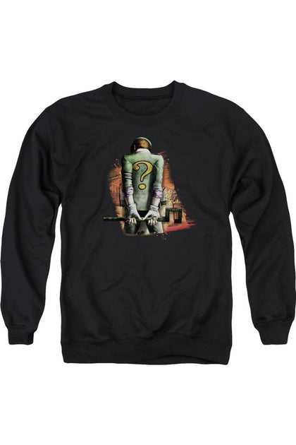 Gildan Batman Arkham City Riddler Convicted Crewneck Sweatshirt Black XXX-Large 2