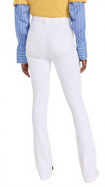 7 For All Mankind Ultra High Rise Skinny Boot Jeans White 25 3