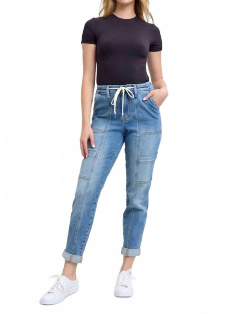 Judy Blue On A Roll Jogger Pants Blue US 22W 2
