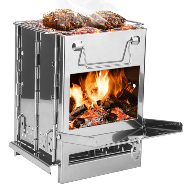 Global Bazaar Portable Folding Charcoal Stove 2