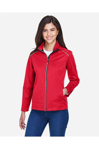 CORE365 Techno Lite Three-Layer Knit Tech-Shell Red XLarge 2