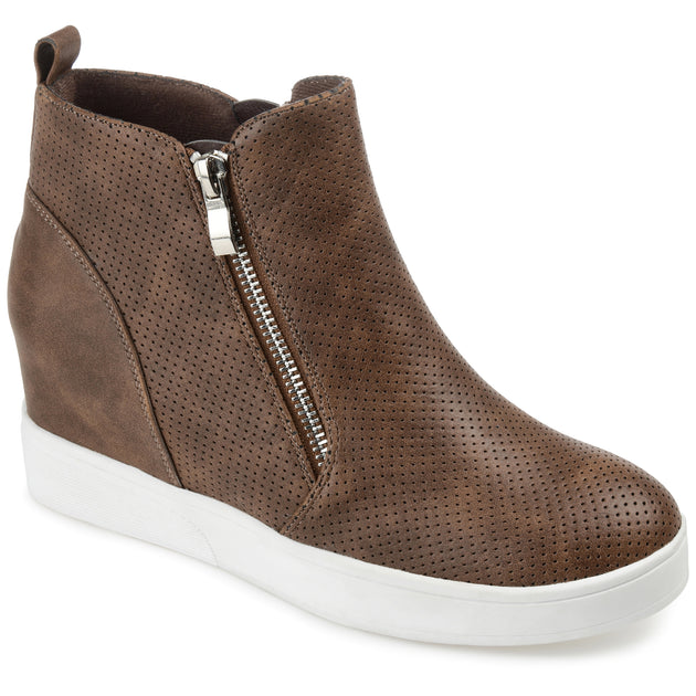 Journee Collection Pennelope Sneaker Wedge Blue US 11 2