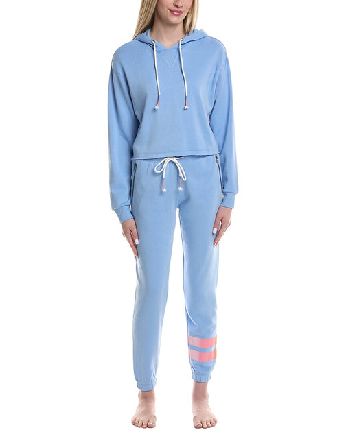 PJ Salvage Fad Night Pajama Set Blue XLarge 2