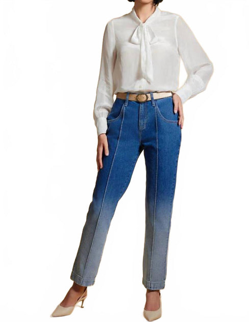 Sasha+Z Long Sleeve Blouse White Large 4
