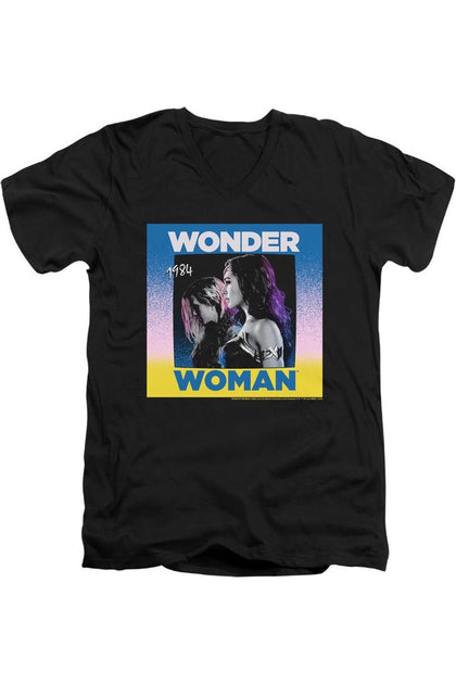 Gildan Wonder Woman 84 Wonder Duo T-Shirt Black Medium 2
