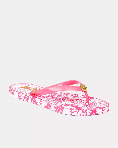 Lilly Pulitzer Pool Flip Flop Multi US 8 2