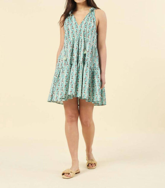 OMIKA Paola Mini Dress Blue Medium 2