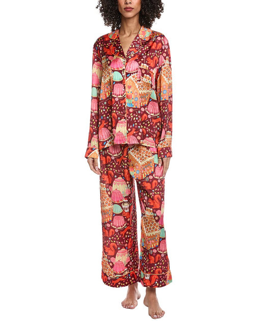 Karen Mabon 2pc Pajama Set Red XSmall 2