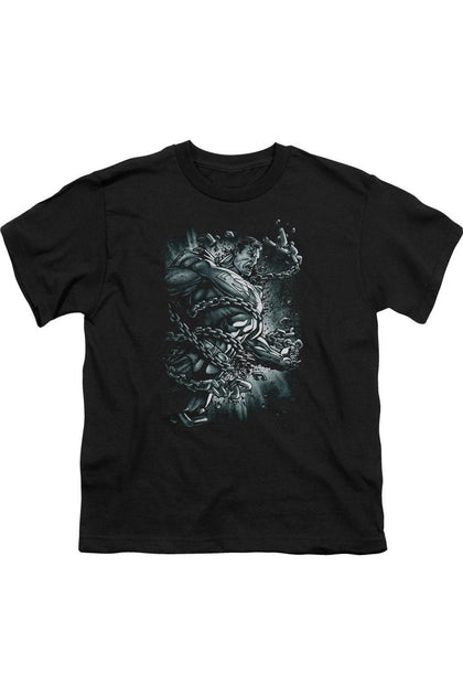 Gildan Superman Break Free Short Sleeve Tee Black Medium 2