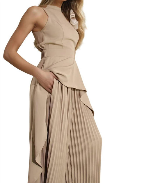 Mulla Michelle Top- und Hosen-Set Beige Large 3