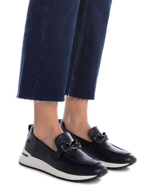 XTI Women's Moccasins Black US 6 3