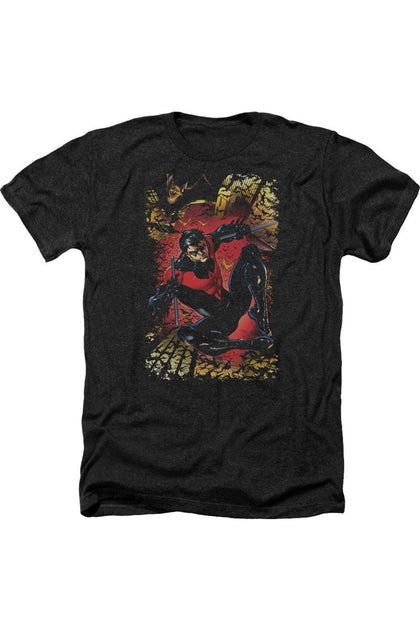 Gildan Nightwing T-Shirt Black Large 2