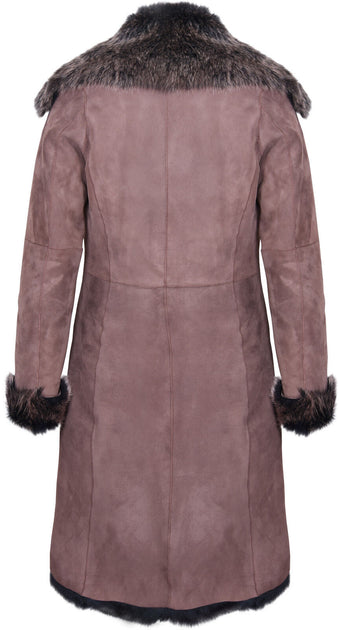 Infinity Tbilisi Sheepskin Trench Coat Multi XSmall 4