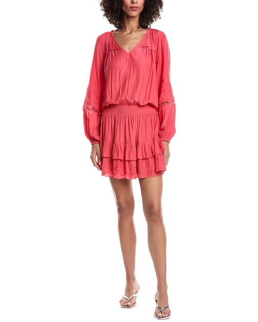 Ramy Brook Sabina Midi Dress Pink Medium 2