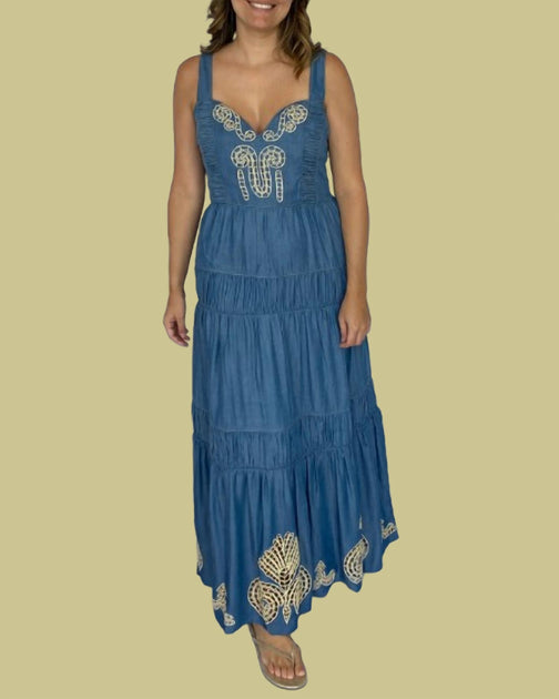 Carolina K Robe Kuna Bleu Large 2
