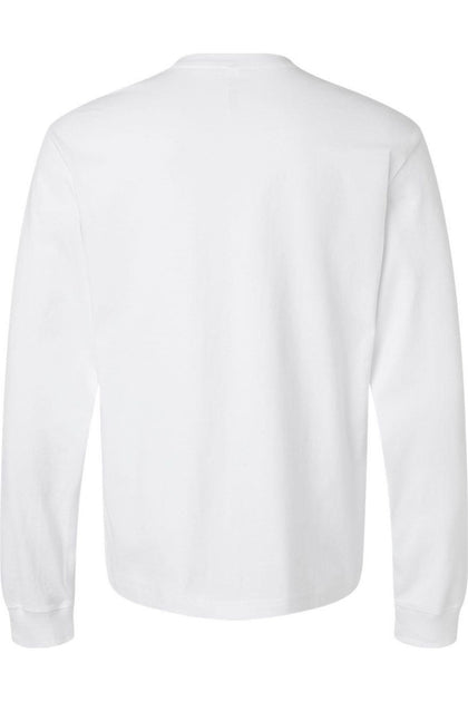 Bella + Canvas Heavyweight Long Sleeve Tee White Large 3