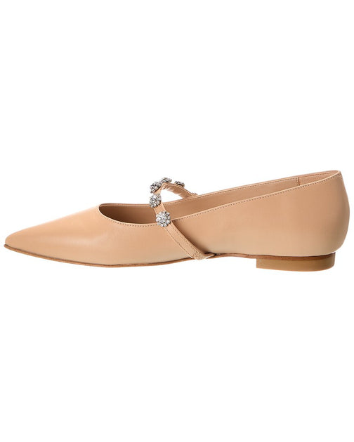 Stuart Weitzman Justina Mary Jane Beige US 6.5 3