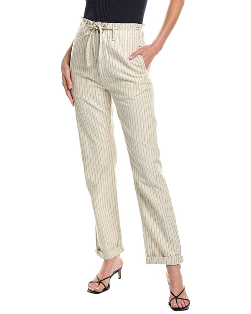 rag & bone Paperbag Straight Pant Beige 23 2