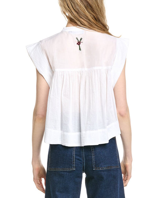 Ro's Garden Nini Top Blanc XS 4