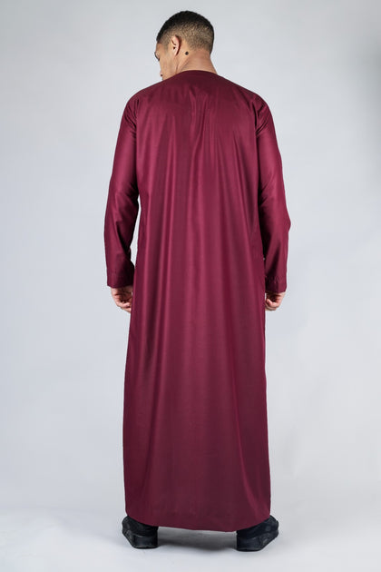 Arabic Thobes Emirati Jubba Robe Red Small 4