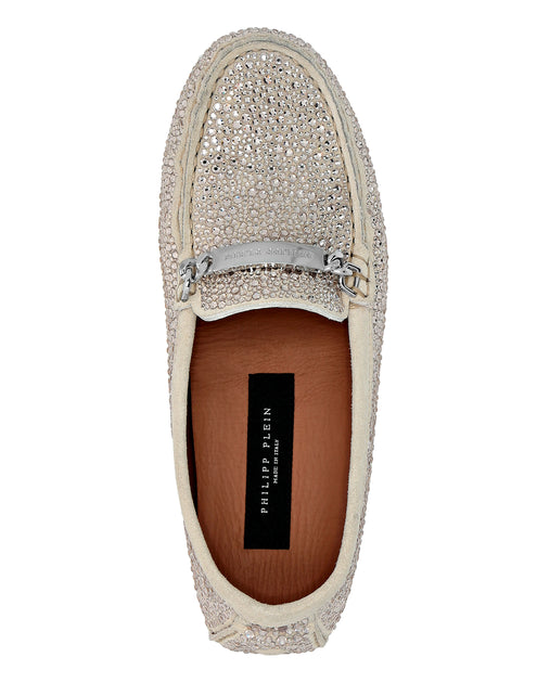 Philipp Plein Strass Moccasin Black EU 39 4
